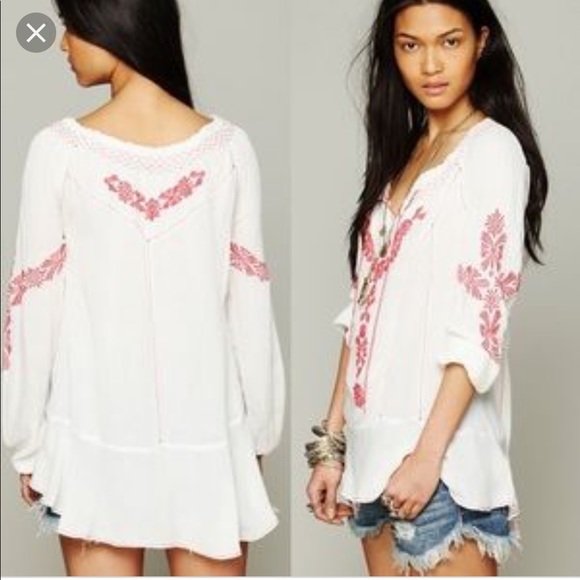 Free People Tops - Free People Fondly St. Tropez Shirt
